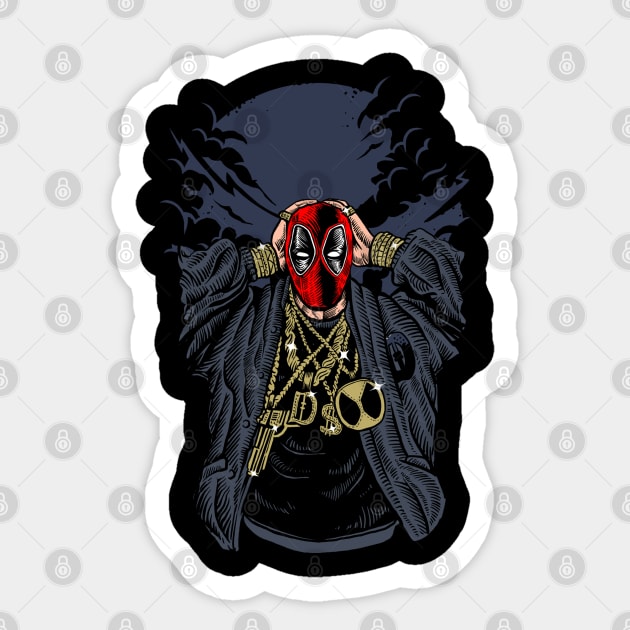 GangsterDead Sticker by Dark Planet Tees